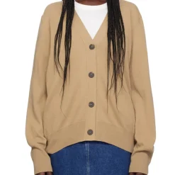 Women Studio Nicholson - Cardigan Rall - Marron Clair