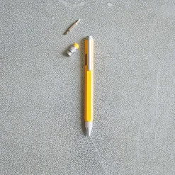 1233 TROIKA Stylo bille multitâche - Jaune