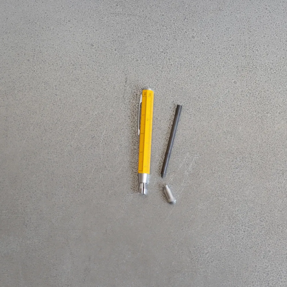 1233 TROIKA Stylo de construction Zimmerman - Jaune