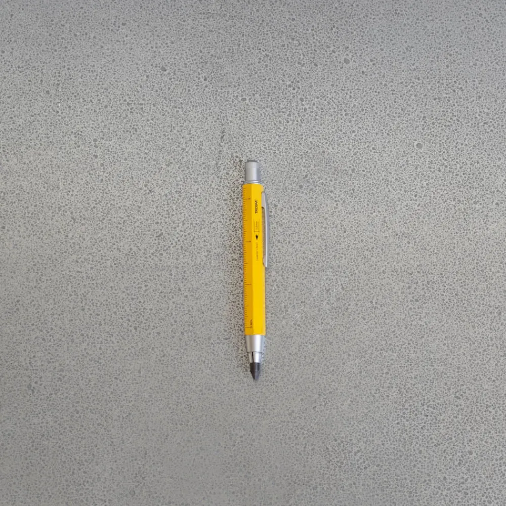 1233 TROIKA Stylo de construction Zimmerman - Jaune
