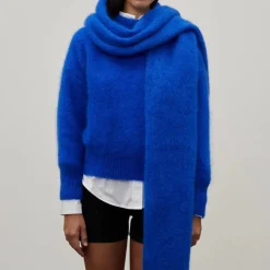 Women Surprise - Écharpe Mohair Donna - Bleu
