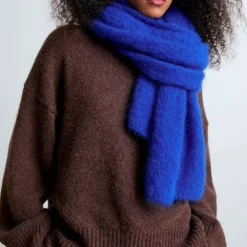 Women Surprise - Écharpe Mohair Donna - Bleu