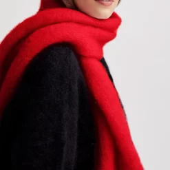 Women Surprise - Écharpe Mohair Donna - Rouge