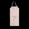 200 LINTEX Tablier en lin lavé - Beige Rosé