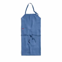 200 LINTEX Tablier en lin lavé - Bleu Paros