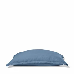 2100 GAZEX Taie d'oreiller en gaze de coton - Bleu Zinc