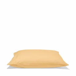 1700 COTEX Taie d'oreiller en percale de coton - Jaune Orge