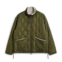 TAION - Veste Military Reversible Down - Olive/Cream