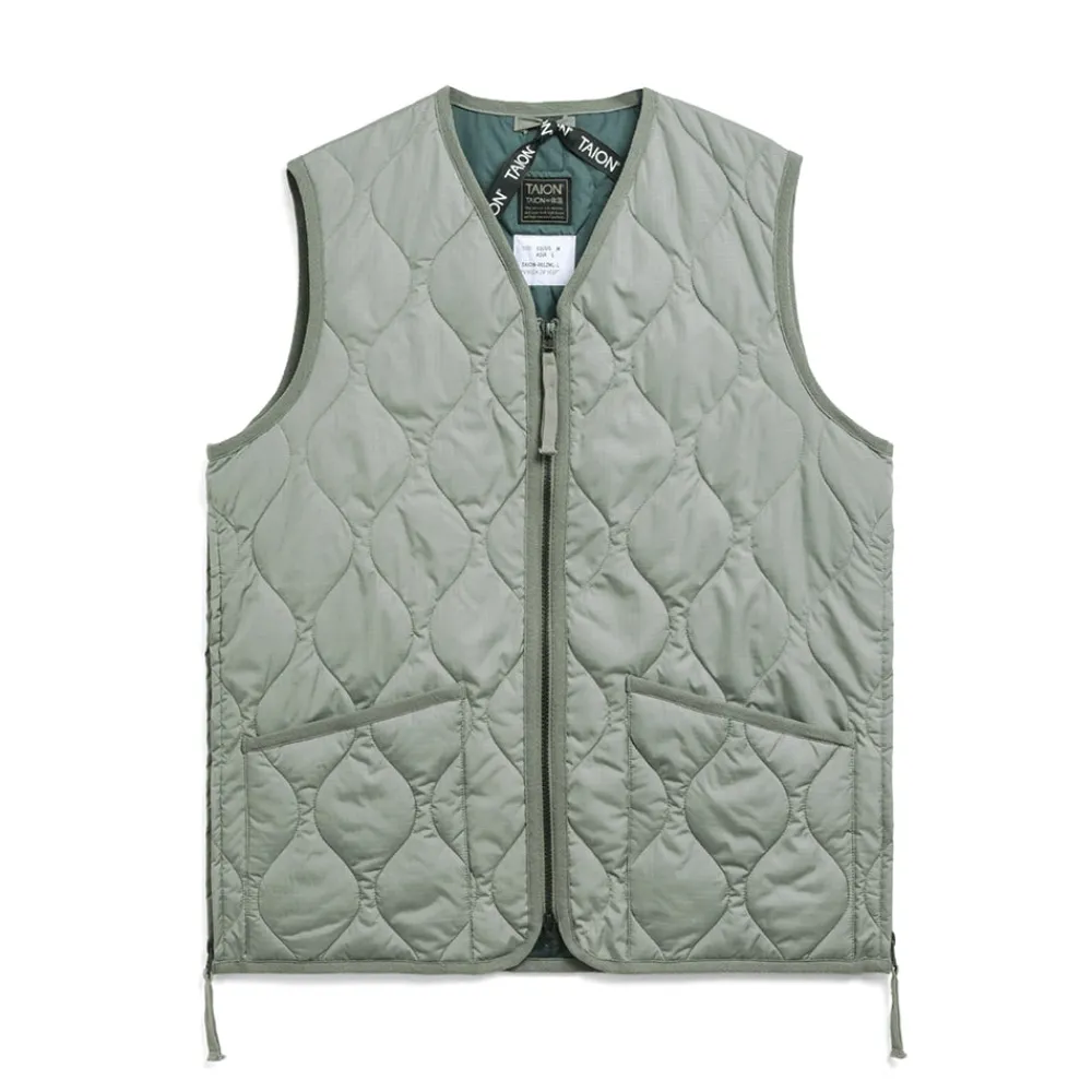 Taion - Veste sans manches - Vert sauge