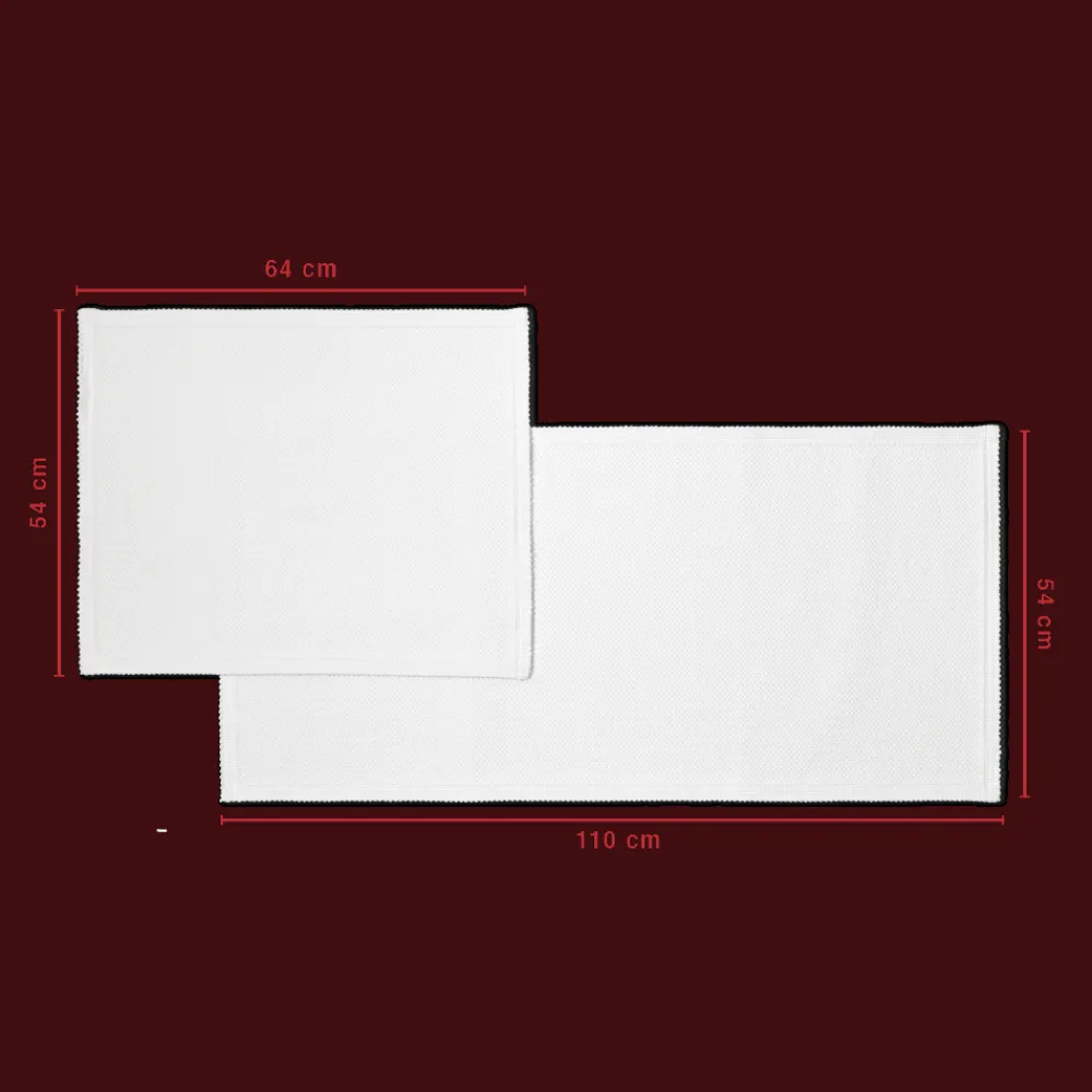 2934 SDE Tapis de bain - Neige