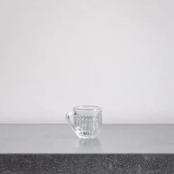 115 LA ROCHERE Tasse à expresso Ouessant en verre pressé