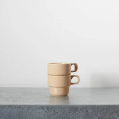2031 MARUMITSU POTERIE Tasse Causette - Beige