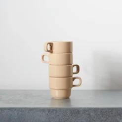 2031 MARUMITSU POTERIE Tasse Causette - Beige