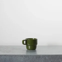 2031 MARUMITSU POTERIE Tasse Causette - Vert