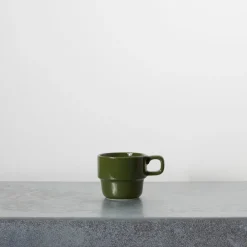 2031 MARUMITSU POTERIE Tasse Causette - Vert