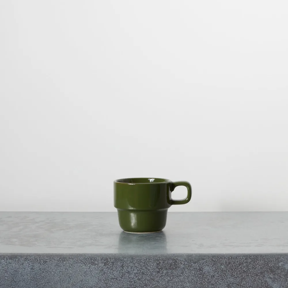 2031 MARUMITSU POTERIE Tasse Causette - Vert