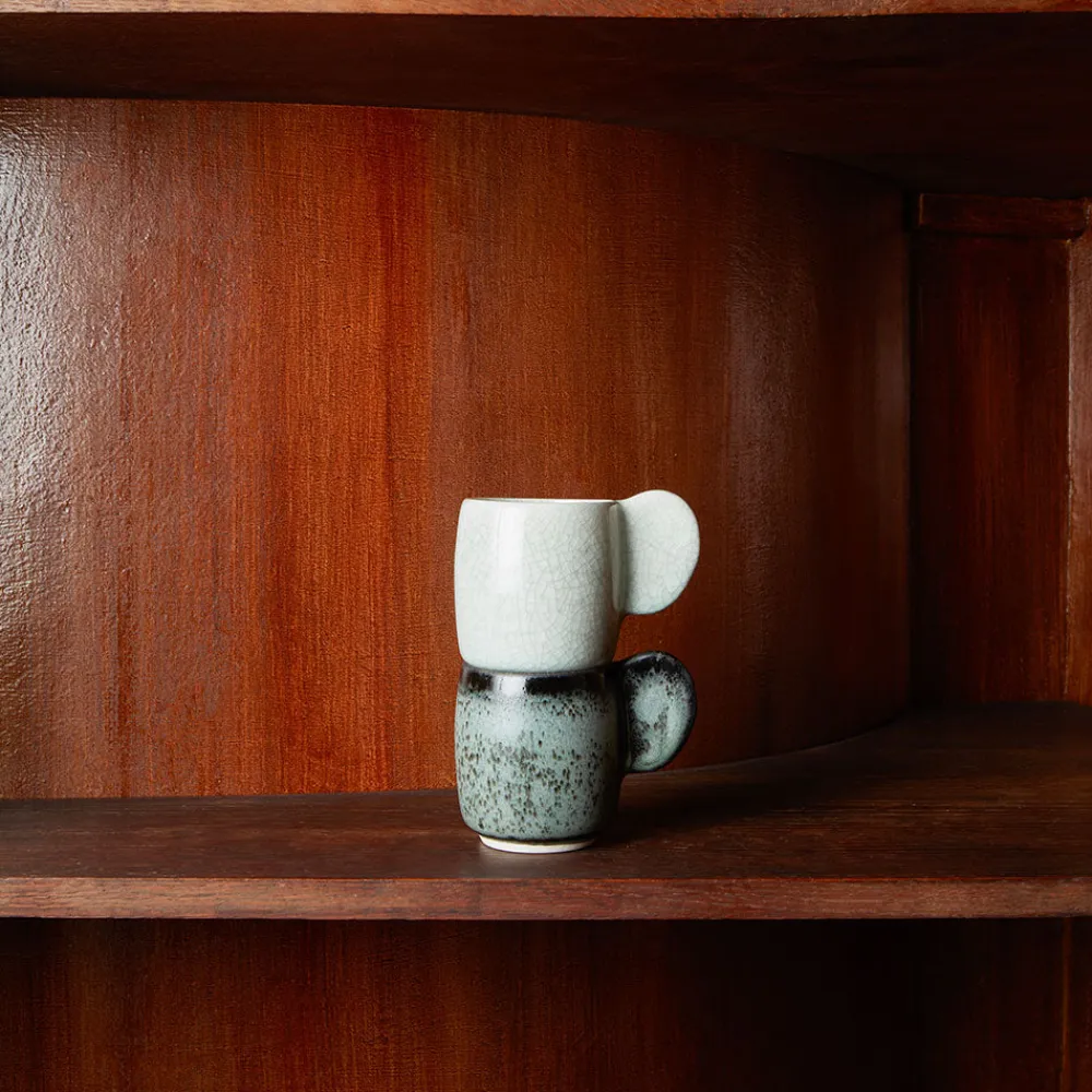 925 JARS CERAMISTES Tasse en grès émaillé Dashi - Céladon - 12cl