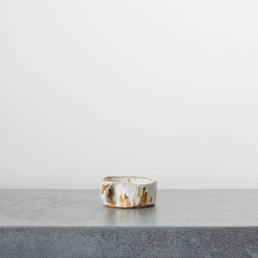 2076 HELLO POTRY Tasse en grès Moucheté - Roux