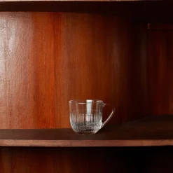115 LA ROCHERE Tasse Ouessant en verre pressé