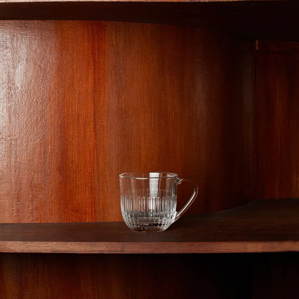 115 LA ROCHERE Tasse Ouessant en verre pressé