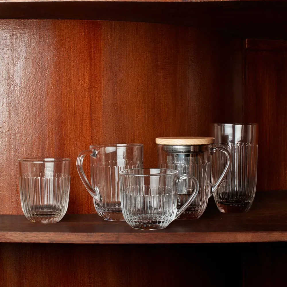 115 LA ROCHERE Tasse Ouessant en verre pressé