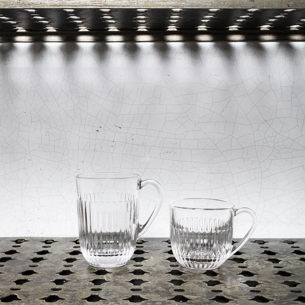 115 LA ROCHERE Tasse Ouessant en verre pressé