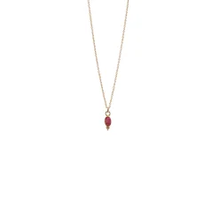 Women Tassia Canellis - Collier Madras - Rubis
