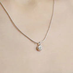 Women TEN - Pendentif Dipper Charm - Argent Pierre de lune