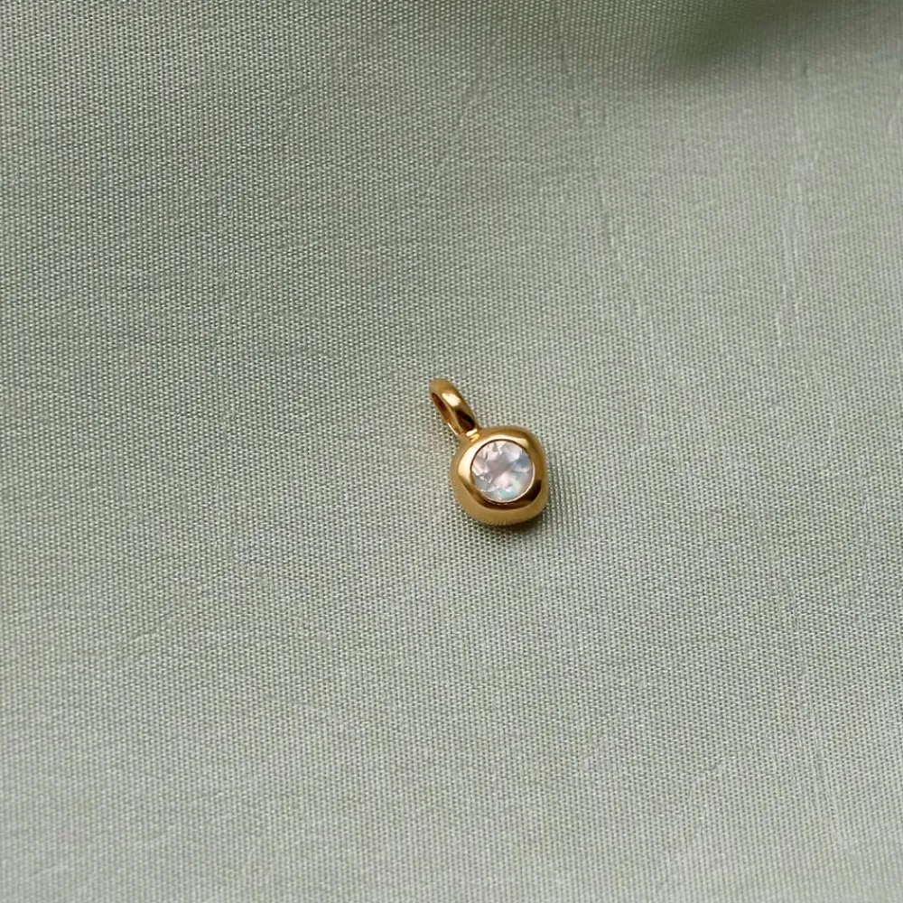 Women TEN - Pendentif Dipper Charm - Doré Pierre de lune