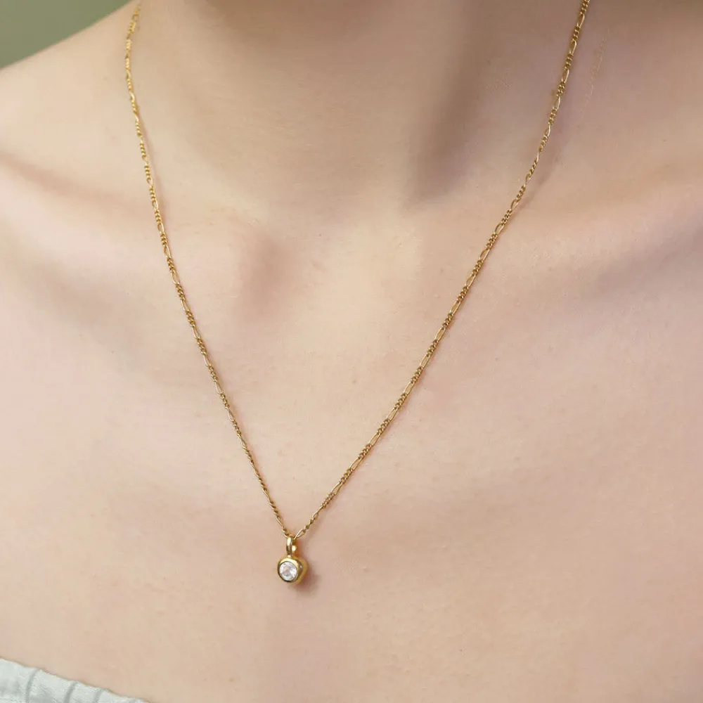 Women TEN - Pendentif Dipper Charm - Doré Pierre de lune