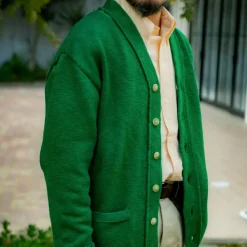 THE REAL MCCOYS - Cardigan Summer - Vert