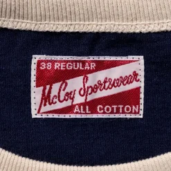 THE REAL MCCOYS - T-shirt Militaire Baseball - Bleu