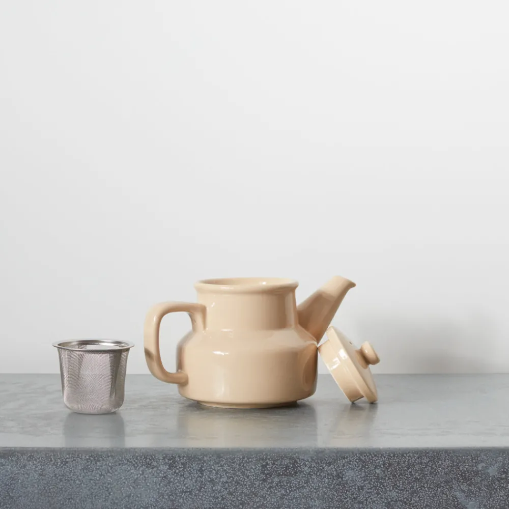 2031 MARUMITSU POTERIE Théière Causette - Beige