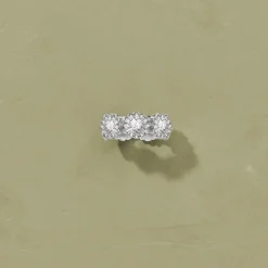 Women TITYARAVY - Bague Saï-7 Argent - Topaze blanche