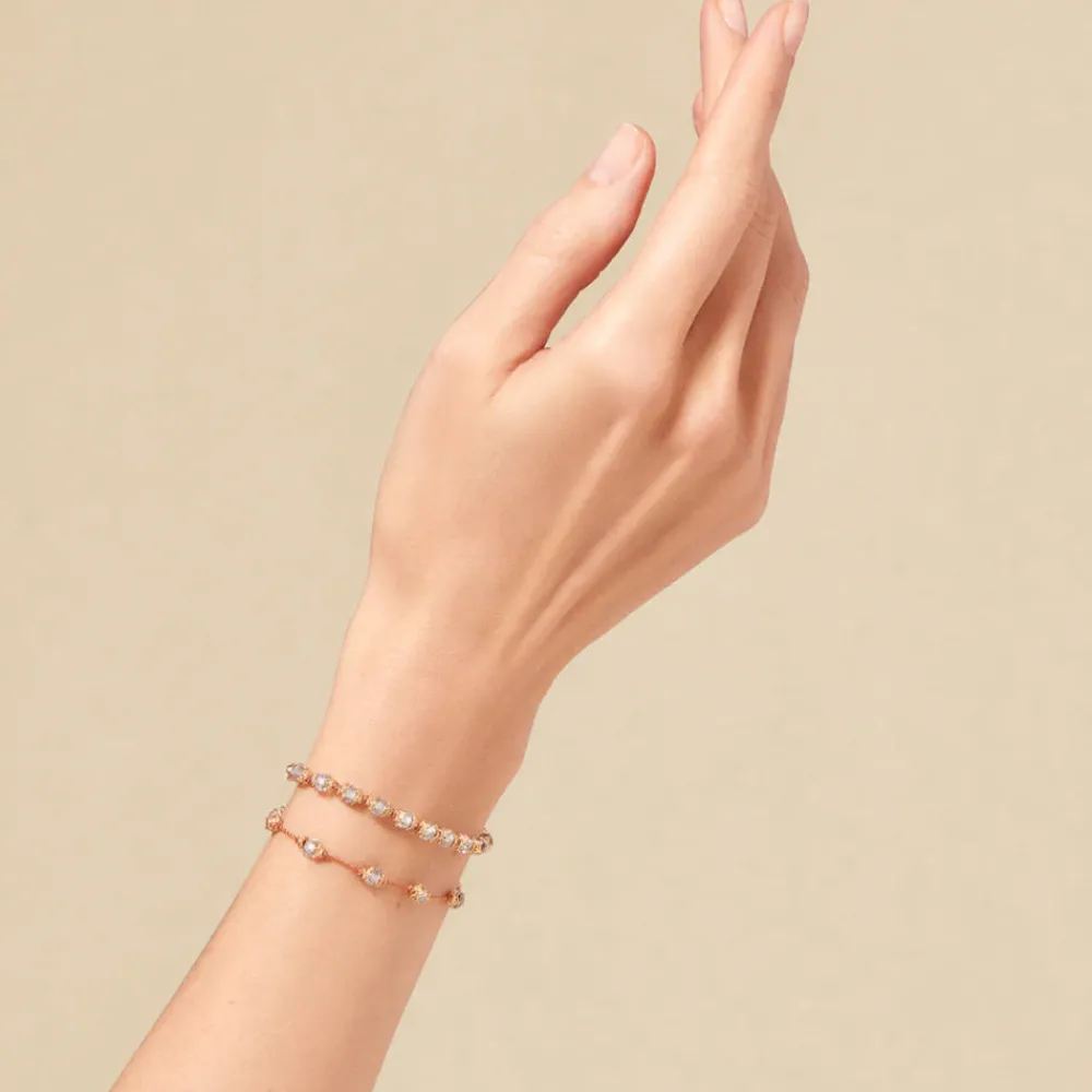 Women TITYARAVY - Bracelet Kamilah Aigue Marine - Bleu