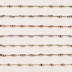 Women TITYARAVY - Bracelet Lotus - Noir Zoïsite