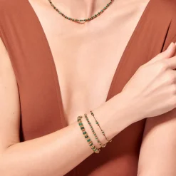 Women TITYARAVY - Bracelet Seda - Malachite