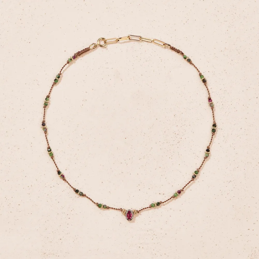 Women TITYARAVY - Collier Dâka - Marron