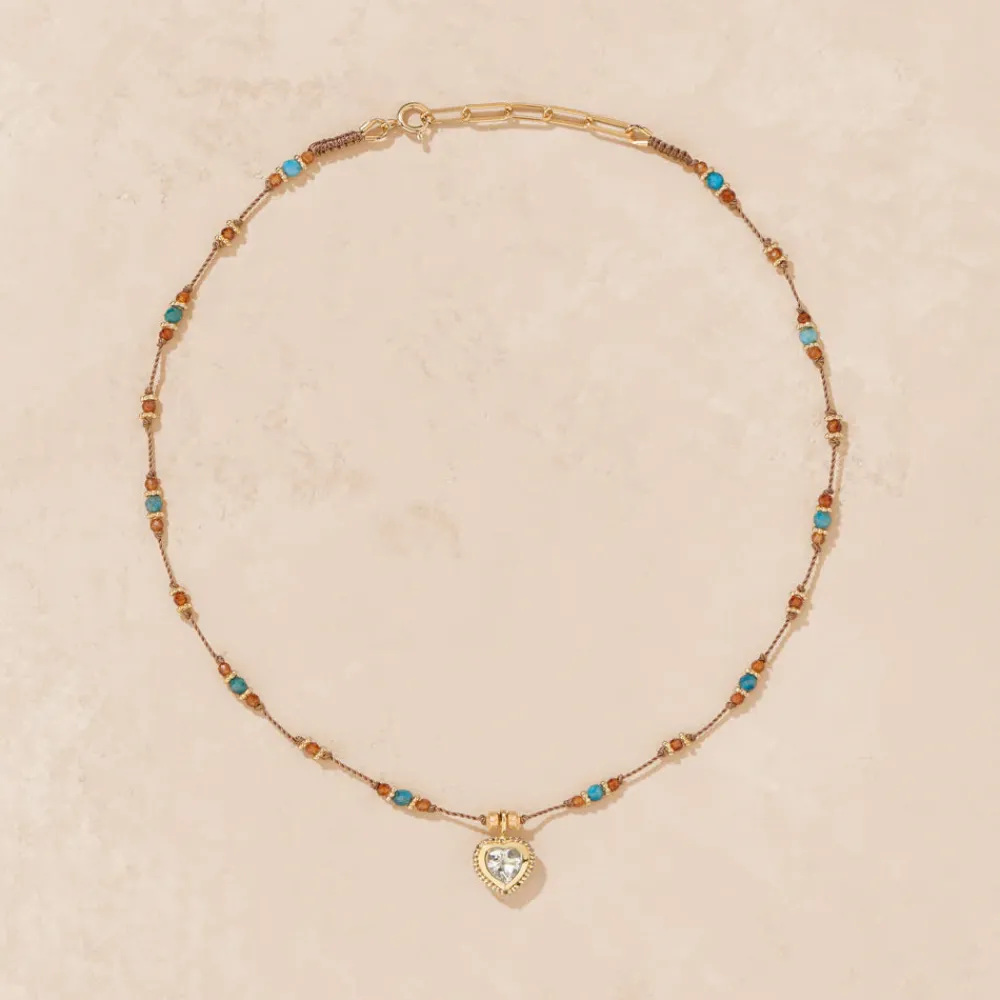 Women TITYARAVY - Collier Gini P Apatites - Marron