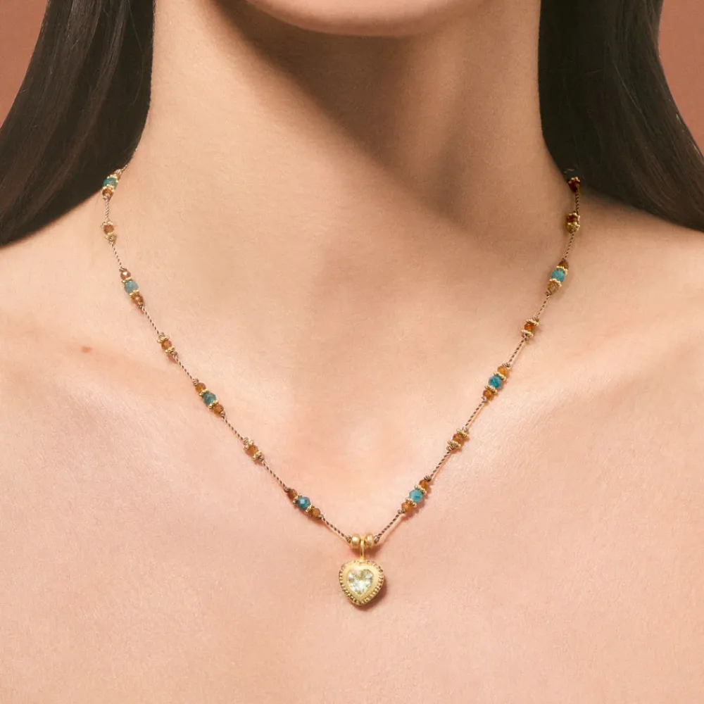 Women TITYARAVY - Collier Gini P Apatites - Marron