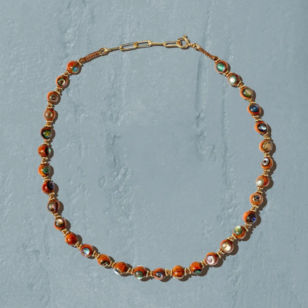 Women TITYARAVY - Collier Woody - Marron