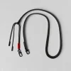 Women Topologie - Cordon en cuir - Noir