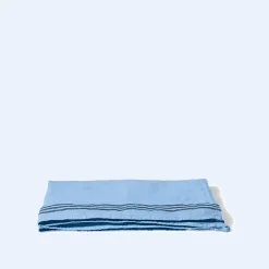 200 LINTEX Torchon en lin lavé - Bleu Tyrrhénien