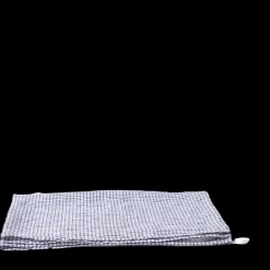 200 LINTEX Torchon en lin lavé - Carreaux Bleu Shibori