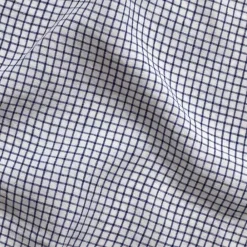 200 LINTEX Torchon en lin lavé - Carreaux Bleu Shibori