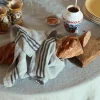 200 LINTEX Torchon en lin lavé - Gris Vésuve