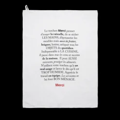 620 SERIE LIMITEE LOUISE Torchon en lin lavé - Merci