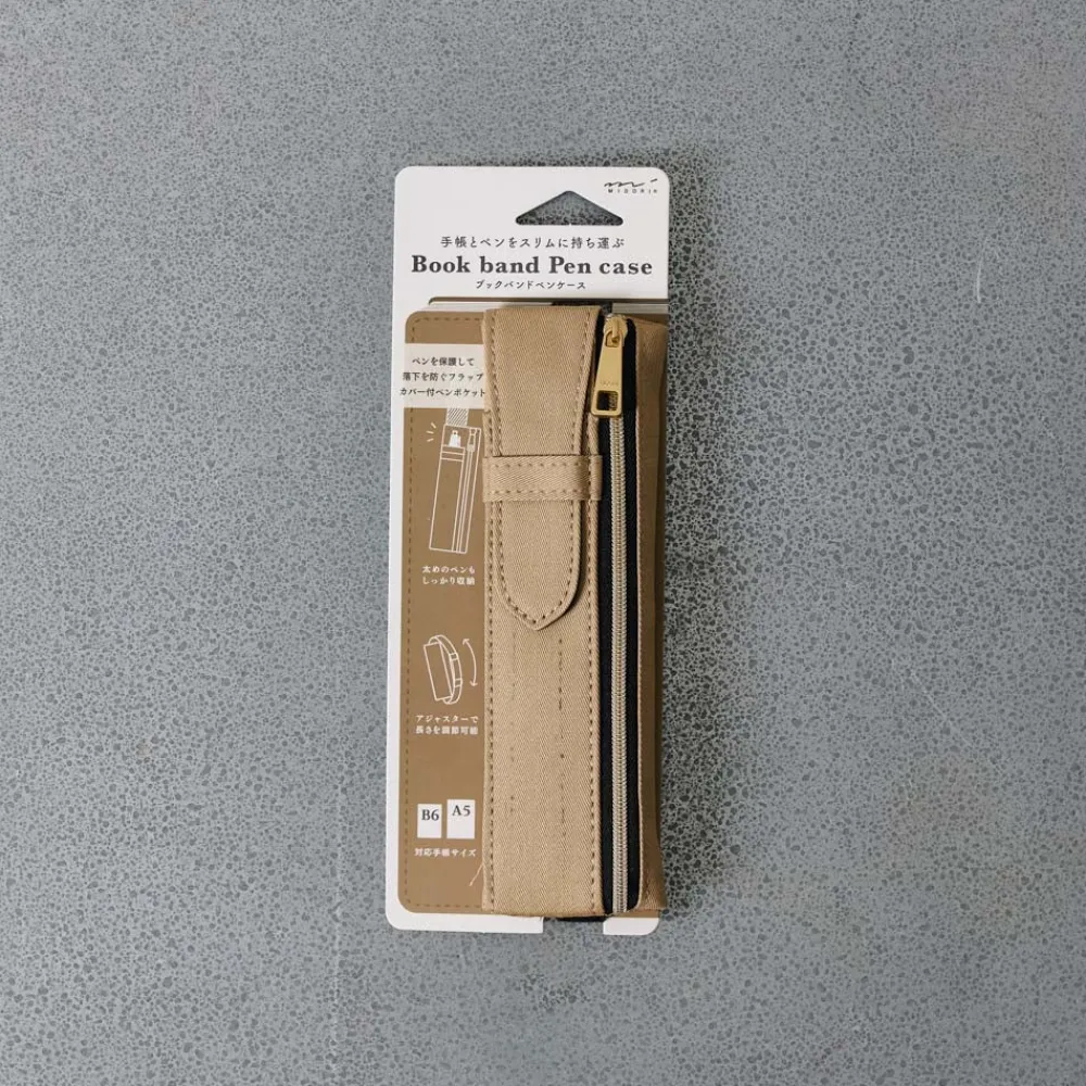 1085 TENDANCE PAPETERIE Trousse Book Band - Beige