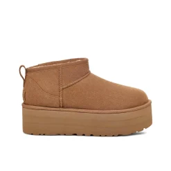 Women UGG - Bottes Classic Ultra Mini Platform - Chestnut