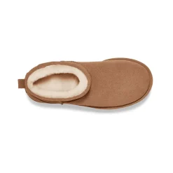 Women UGG - Bottes Classic Ultra Mini Platform - Chestnut